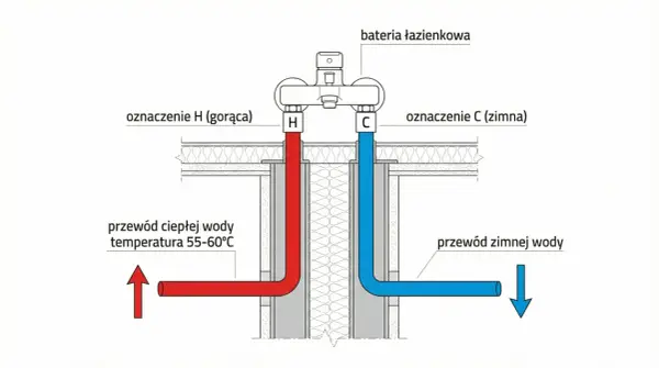 Ile stopni musi mieć ciepła woda w bloku? Sprawdź normy i prawa