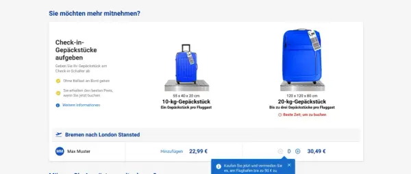 Ryanair 10 kg bagaż rejestrowany - Jak nie przepłacić?