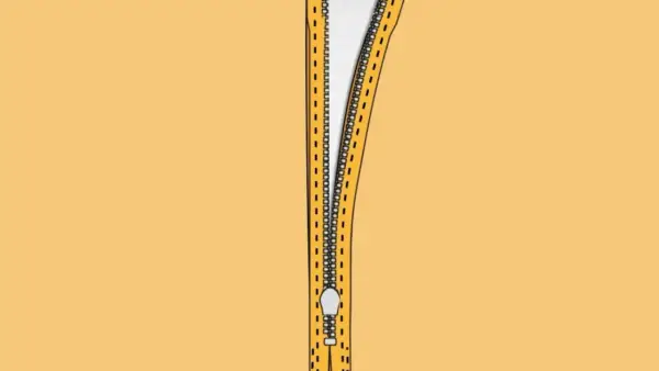 Cierre de cremallera amarillo, un invento que revolucionó la moda.