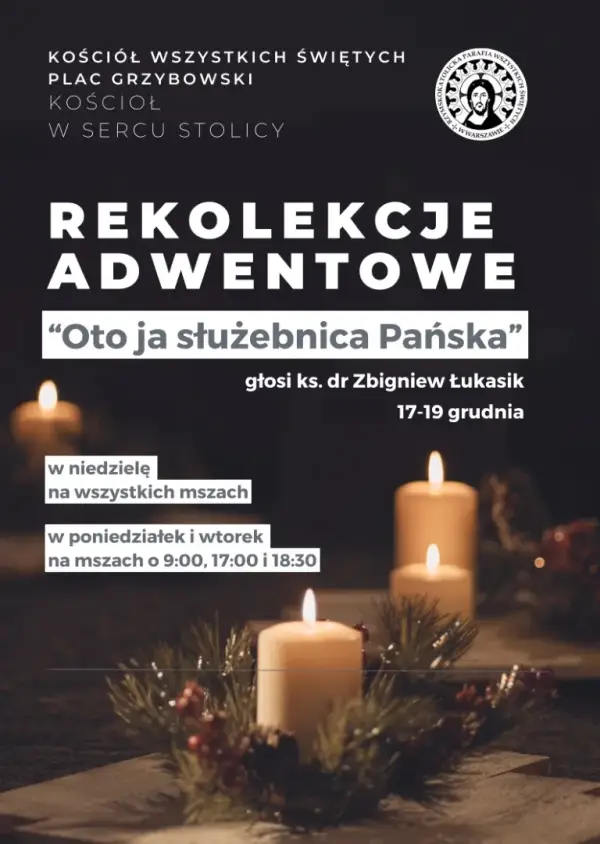 Kiedy są rekolekcje adwentowe? Odkryj daty i miejsca uczestnictwa
