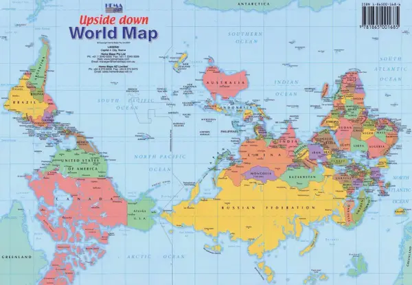 Dlaczego australijska mapa świata wywraca naszą rzeczywistość do góry nogami