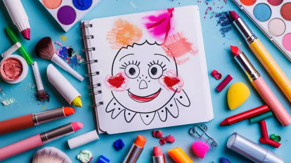 Kolorowanki o tematyce kosmetycznej - edukacja przez zabawę