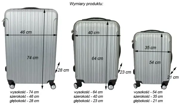 Jakie są rozmiary walizek? Wybierz idealną walizkę na każdą podróż
