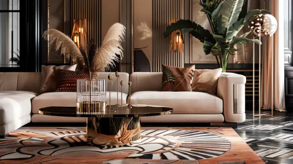 Art deco salon: Stylowe inspiracje dla Twojego salonu