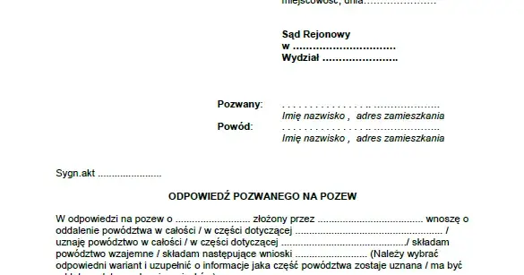 Jak napisać odpowiedź na pozew o alimenty i uniknąć błędów?
