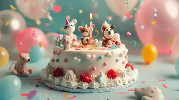 Figurki na tort roczek: Top 5 słodkich ozdób na 1 urodziny