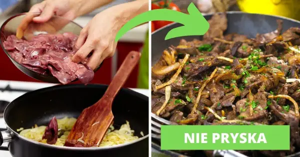 Jak zrobić, żeby wątróbka drobiowa nie strzelała na patelni? Proste triki