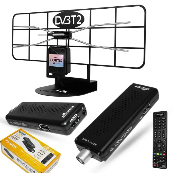 Antena pokojowa z dekoderem DVB-T - Cechy, rodzaje i popularne modele na rynku