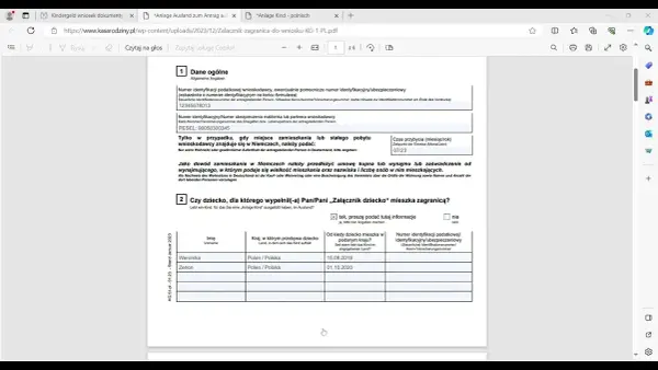 Jak wypełnić oświadczenie o sytuacji dziecka powyżej 18 roku życia i uniknąć problemów