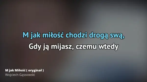 Podkład muzyczny M jak miłość: emocjonalne utwory, które zachwycają widzów