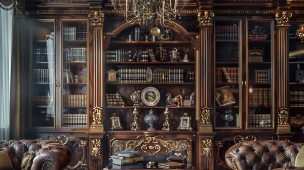 Biblioteczka retro - powrót do klasycznej elegancji wystroju