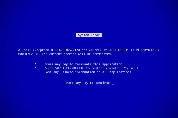 Niebieski ekran Windows - Czy to awaria? Rozwiąż problem!