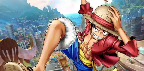 Luffy in azione, pronto per nuove avventure nel mondo di One Piece World Seeker. La recensione del gioco promette azione e esplorazione.