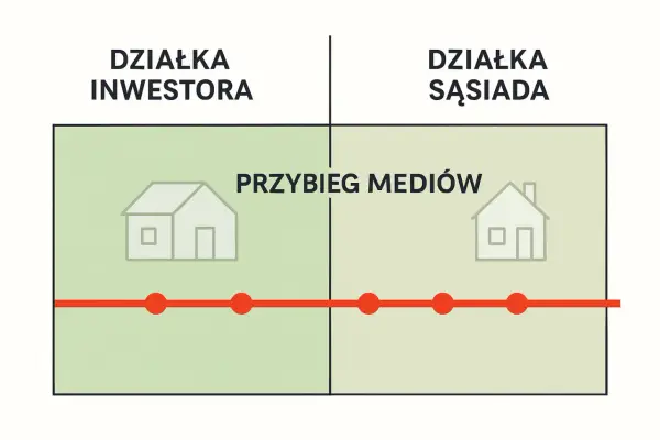Zgoda na przyłącze przez działkę sąsiada - Co robić, gdy odmawia?