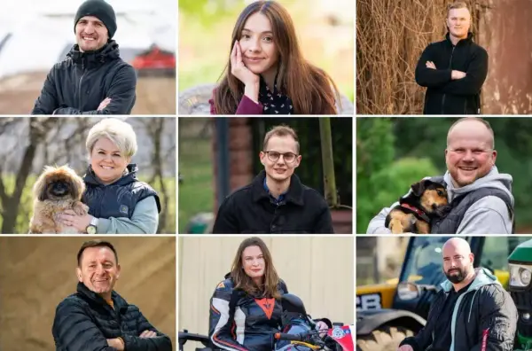 Uczestnicy programu "Rolnik szuka żony 11" - rolnicy i rolniczki, gotowi na miłość i nowe życie.