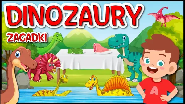 Zabawne zagadki o dinozaurach, które uczą dzieci i rozweselają