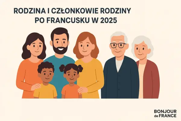 Rodzina po francusku: rodzina po francusku, czyli rodzice, dzieci i dziadkowie, uśmiechnięci i gotowi na 2025 rok.