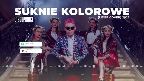Wirują pary rozbawione jak kwiaty suknie kolorowe - magia tańca na balu