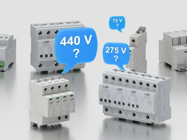 Ochronniki przepięć LSP. Czy 440 V, 275 V, czy 75 V? Kluczowe pytanie o napięcie międzyfazowe.