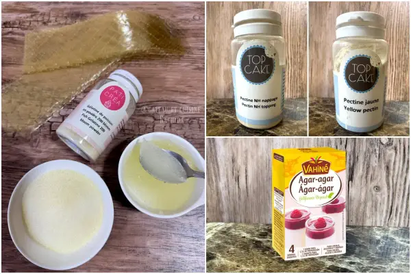 Gélatine en feuille, poudre et agar-agar pour réussir vos chantilly et desserts.