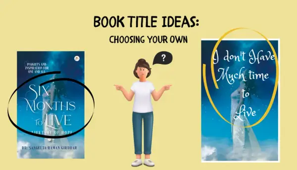 Ideas para títulos de libros: "Seis meses para vivir" y "No tengo mucho tiempo para vivir".