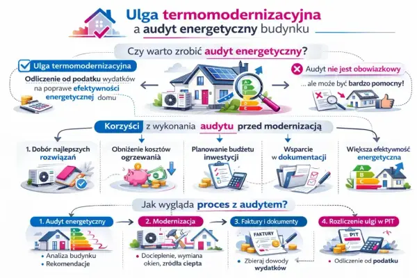 Audyt energetyczny - Plan na niższe rachunki i skuteczną modernizację