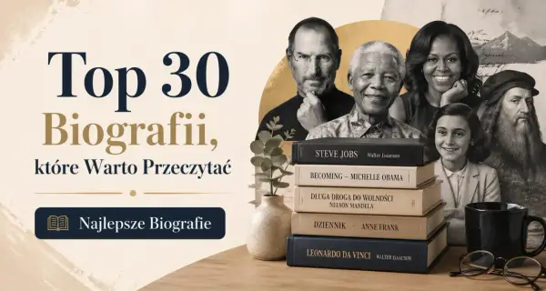 Odkryj najciekawsze biografie książki: Steve Jobs, Michelle Obama, Nelson Mandela, Anne Frank, Leonardo da Vinci. Inspirujące historie życia.