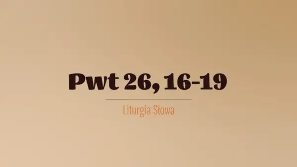 Kiedy jest pierwsze czytanie w kościele i dlaczego to ważne?