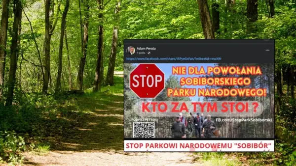 Prawdziwa historia właściciela, który stracił możliwość budowy przez brak 3 ha parku w okolicy. Protest przeciwko parkowi narodowemu "Sobibór".