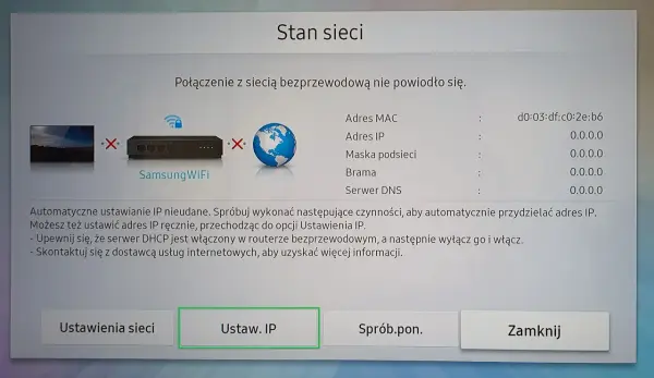 Jak połączyć telewizor Samsung z internetem - Wi-Fi czy kabel LAN?