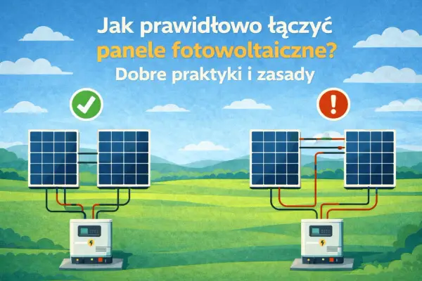 Połączenie szeregowe - zasady, praktyka, błędy w PV