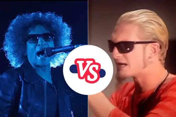Layne Staley i Jerry Cantrell, dwaj ikoniczni wokaliści Alice in Chains, w zestawieniu.