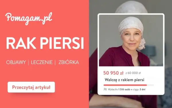 Rak piersi - objawy, diagnostyka, leczenie. Nie przegap zmian!