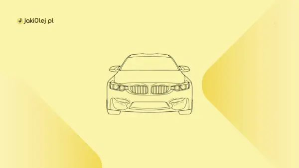 Szkic BMW z charakterystycznym grillem. Znajdź idealny olej do BMW na JakiOleJ.pl i zadbaj o swój samochód.