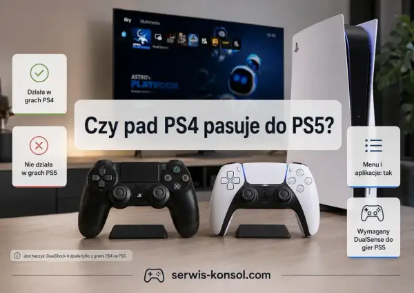 Pad PS4 do PS5 - Czy działa? Pełna zgodność i parowanie!