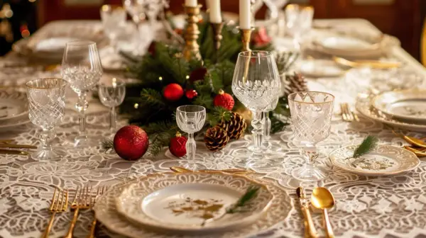 Jaką elegancję wniesie do Twojego stołu obrus świąteczny owalny?