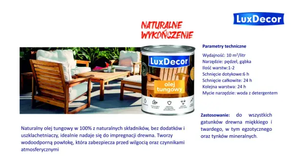 Olej tungowy czy lniany? Wybierz idealny do Twojego drewna!