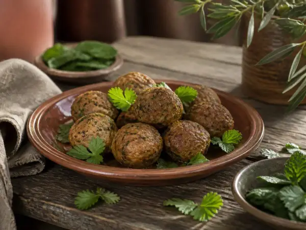 Assiette de boulettes de kefta maison, garnie de persil frais. Une recette simple et savoureuse.