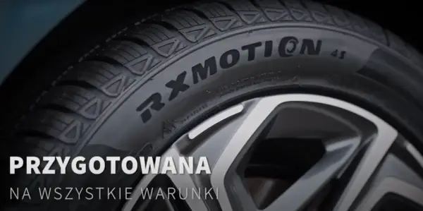 Opona RXMOTION gotowa na każdą drogę i warunki. Pewność jazdy przez cały rok.