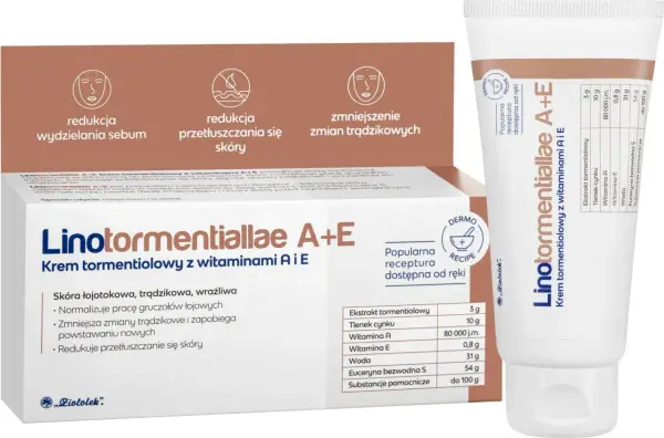 Linotormentiallae A+E - kiedy pomaga cerze tłustej i wrażliwej?