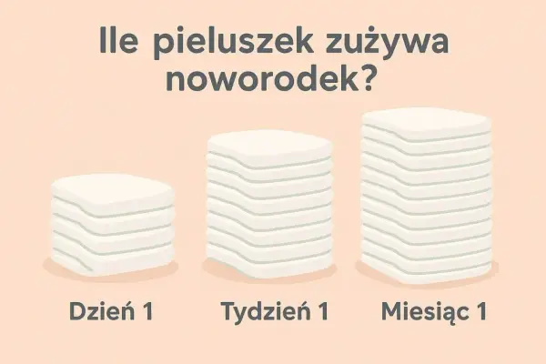 Ile pieluszek zużywa noworodek - Czy 8-12 dziennie to norma?