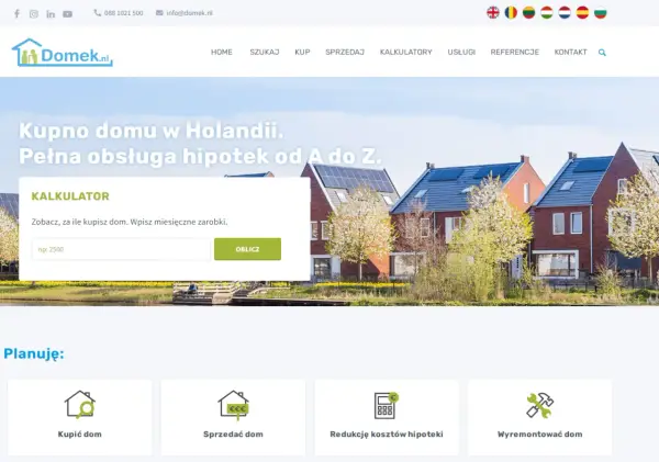 Kalkulator hipoteczny w Holandii. Sprawdź, ile możesz wydać na dom, nawet jeśli szukasz dodatkowej pracy w domu w Holandii.