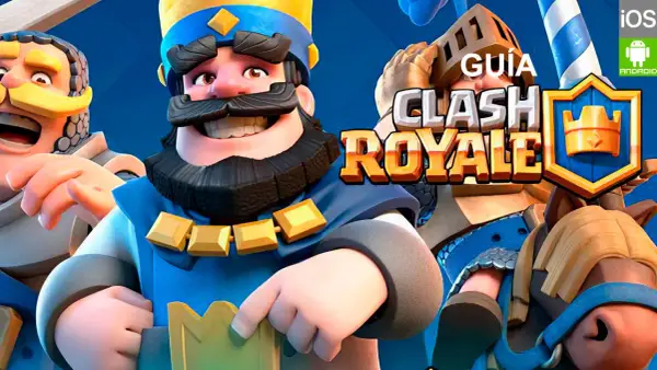 El Rey y el Caballero sonríen, listos para la batalla en Clash Royale PC. ¡Una guía para dominar el juego!