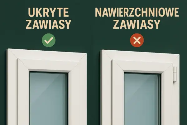 Ukryte zawiasy w oknach: Czy warto zainwestować w ten trend?