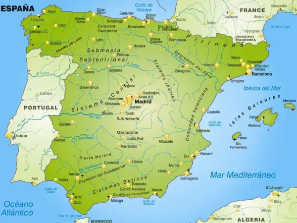 Malaga na mapie Europy: fascynujące położenie miasta w Hiszpanii