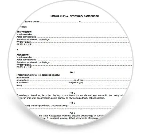 Umowa kupna samochodu ze współwłaścicielem: Jak zabezpieczyć prawa?