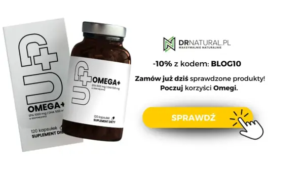 Omega 3 na co? Suplement diety OMEGA+ z EPA i DHA. Poczuj korzyści dla zdrowia. Zamów z rabatem!