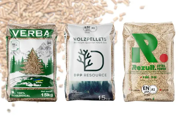 Porównanie pelletu Verba, Holzpellets i Rezult. Który pellet lepszy olczyk czy barlinek? Wybór zależy od potrzeb.