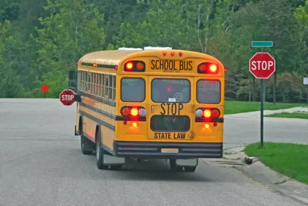 Autobus szkolny: Gdzie zatrzymać i jak reagować na znak STOP?