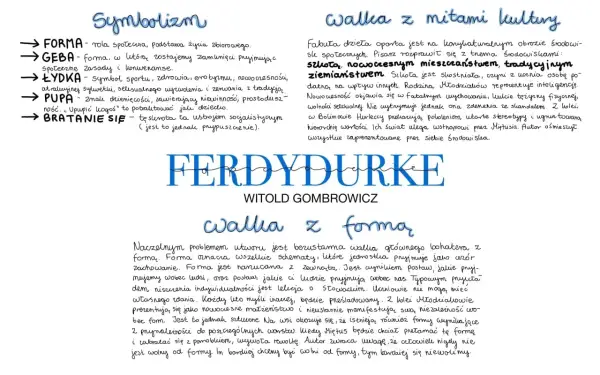 Ferdydurke - Motywy i interpretacja. Jak czytać Gombrowicza?